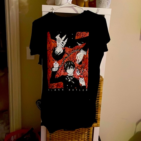 Black butler, Black T-shirt SIZE: LG, not used - Picture 1 of 2